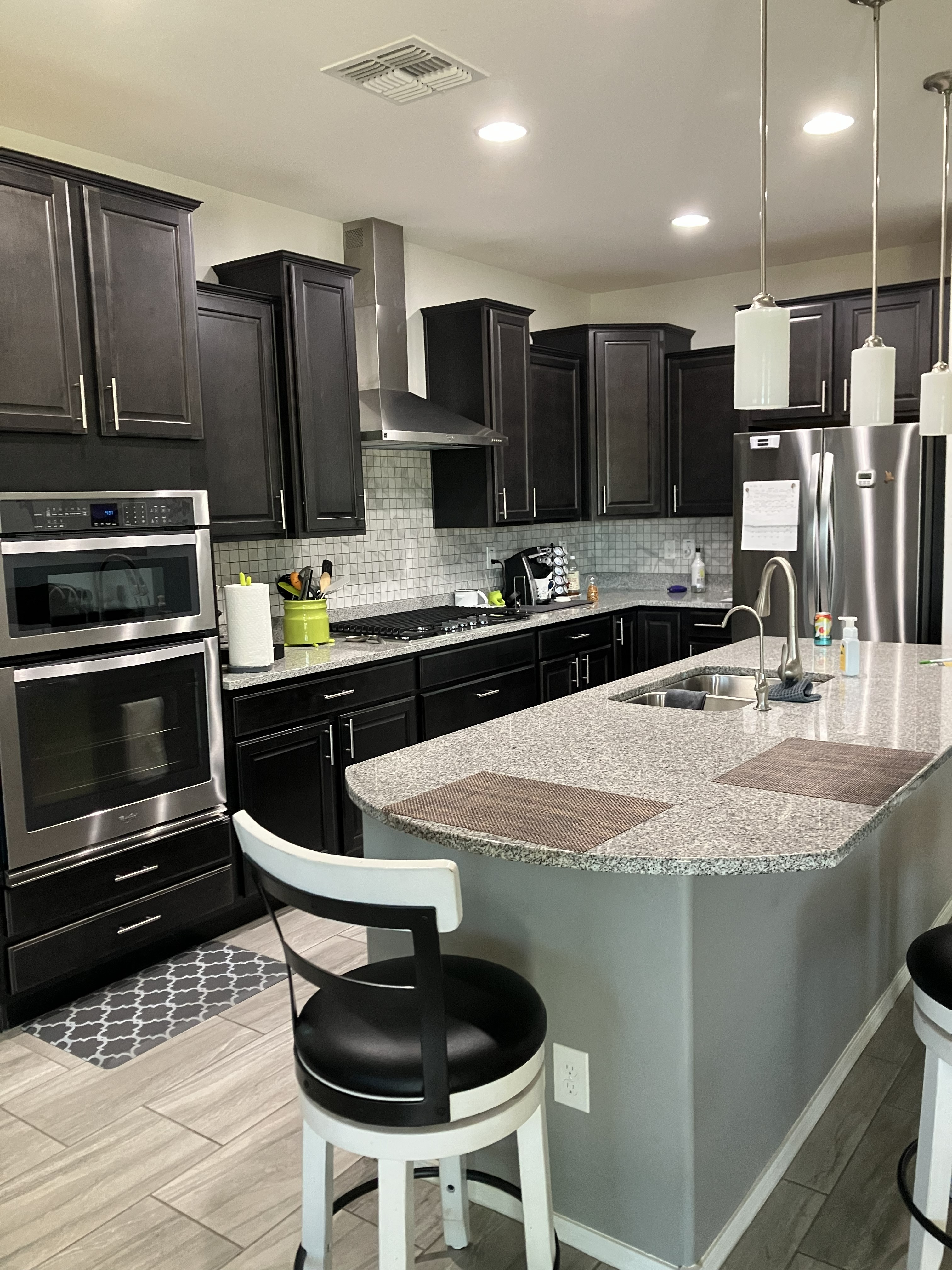 Kitchen before dark
